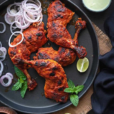 "Hyderabad Chicken Curry (Green Bawarchi Restaurant) - Click here to View more details about this Product